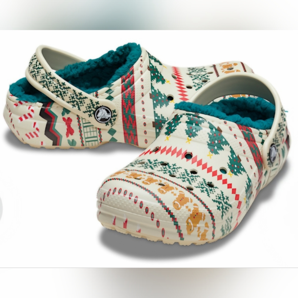 ■Limited Time■🆕️CROCS- Lined-Mens Shoes in Festive Multicolor 🐊🐊